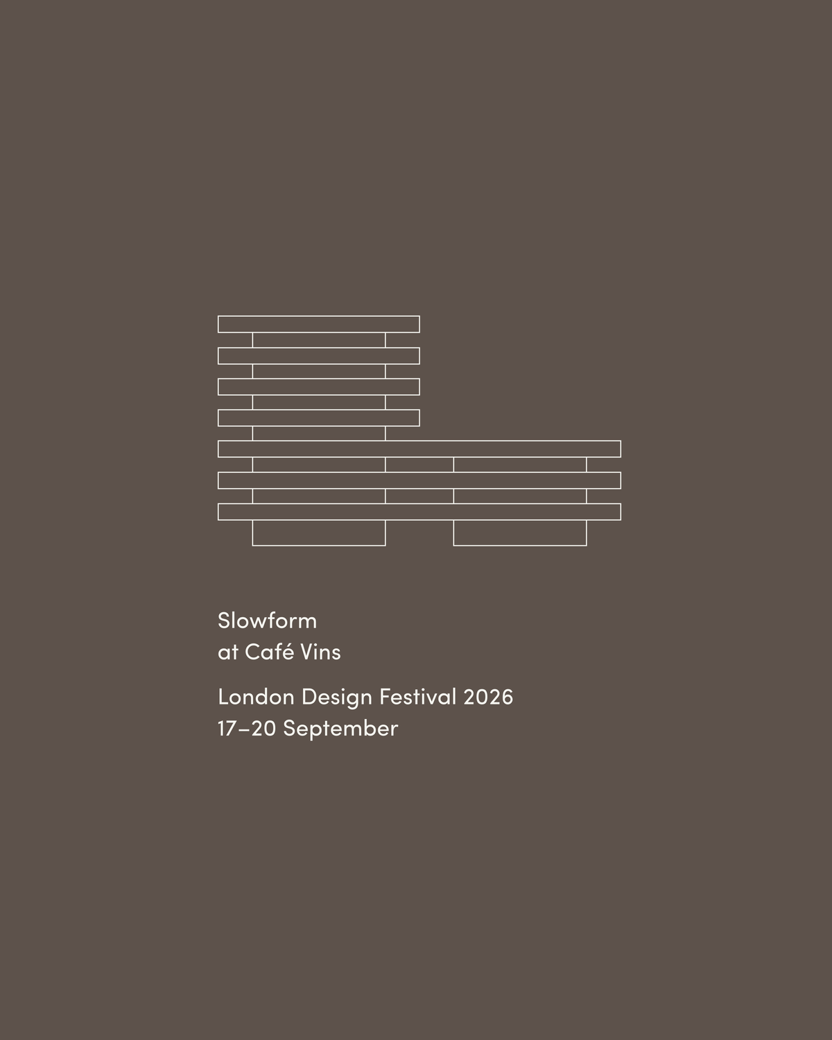 slowform at Café Vins